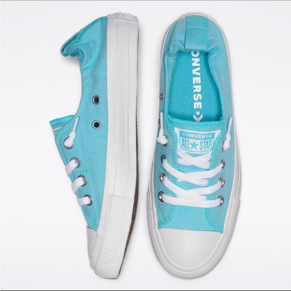 converse shoreline slip on shoes gnarly blue